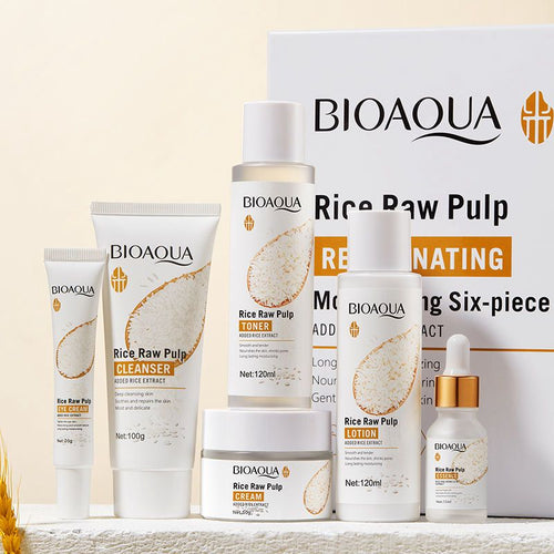 BIOAQUA 6-Piece Rice Skin care Set