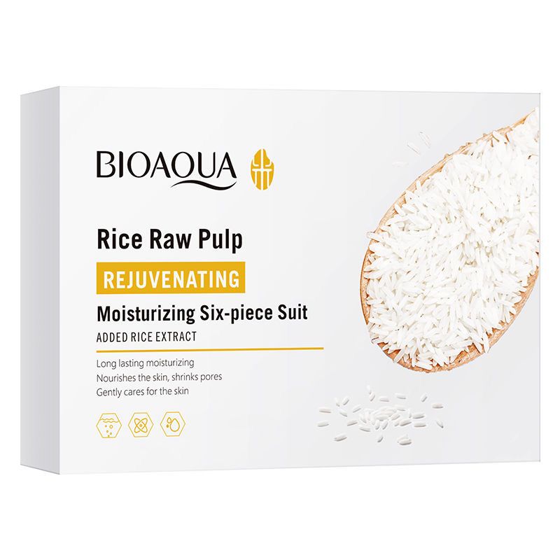 BIOAQUA 6-Piece Rice Skin care Set
